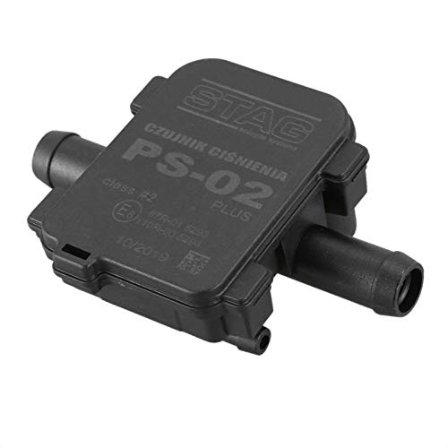 1 PC el AC300 del sensor de presión del coche de 5 pines del sensor de presión de gas GNC Mapa del sensor Negro en forma for el GLP for GNC Kit de conversión (Color : Black)