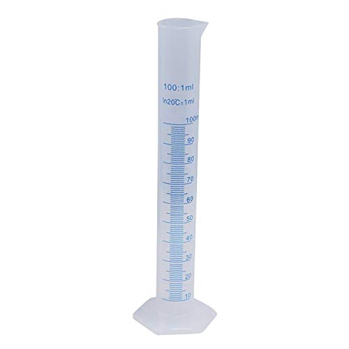 1 PCS 100ML MEDICIÓN CURS PLÁSTICO COCCIÓN CECILANDO CILINDRO LÍQUIDO AZUL HERRAMIENTA HERRAMIENTA DE Laboratorio químico Herramienta de laboratorio Dchool cristalería de laboratorio