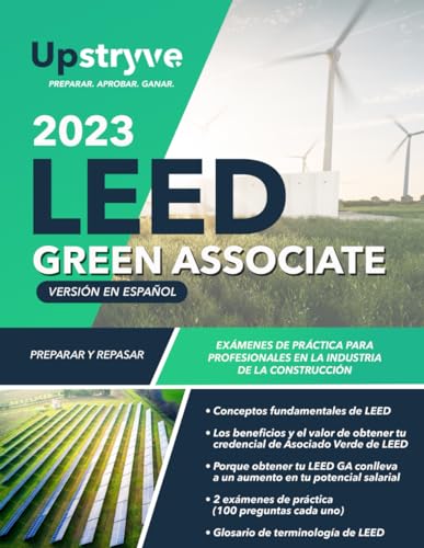 2023 LEED Green Associate: Versión en Español: Exámenes de Práctica para Profesionales de la Industria