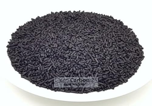 2,5 litros de carbón Activo en pellets Ø1,5 mm, Fabricado con hulla para la preparación de líquidos [Clase energética A]