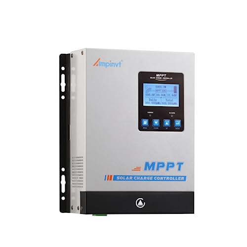 60A MPPT Solar regulador 12V 24V 36V 48V Automatically Identifying System Voltage Controladores MPPT para energía solar y eólica baterías de litio, selladas, de gel y de inundación