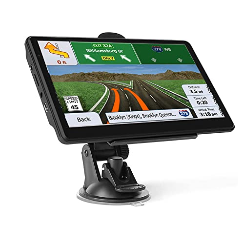 7 Pulgadas GPS Coche,Navegador GPS Coche,GPS Camiones Profesional,Actualizaciones de Mapas de Europa para Toda la Vida,para Camiones y Coches