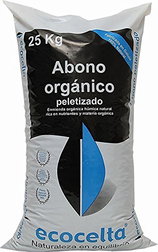 Abono orgánico peletizado 25 kg Ecocelta