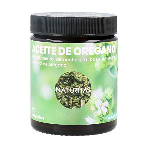 Aceite de Orégano 60 perlas Naturitas Essentials | Antifúngico y antimicrobiano natural | Cápsulas blandas | Sin gluten y sin lactosa