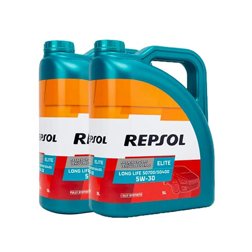 Aceite Motor REPSOL Élite Long Life 50700/50400 5W-30 10 litros (2x5 LTS)