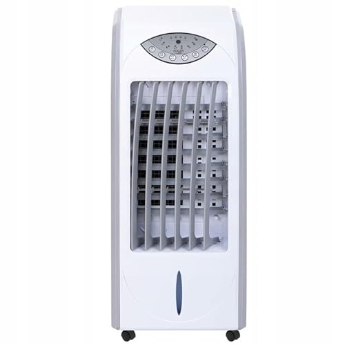 Adler AD 7915 Climatizador Evaporativo 3 en 1 Enfriador de Aire, Humidificador, Purificador de aire, 3 Modos de Ventilador, Oscilante, Depósito de agua 7 Litros, Air Cooler, Mando a Distancia, 350W