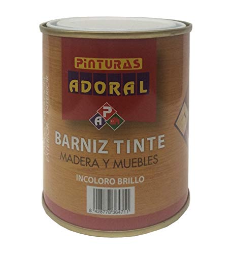 Adoral - Barniz Sintético Incoloro 750 ml para madera (Satinado)