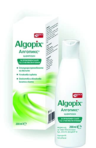Algopix Champú para seborrea con microalgas verdes, ácido salicílico y alquitrán de enebro, 200 g