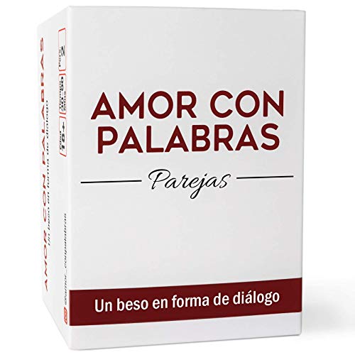 AMOR CON PALABRAS - Parejas | Regalos para Pareja o Regalo Aniversario Pareja- Juegos de Mesa para Dos Personas Que fortalece Las Relaciones