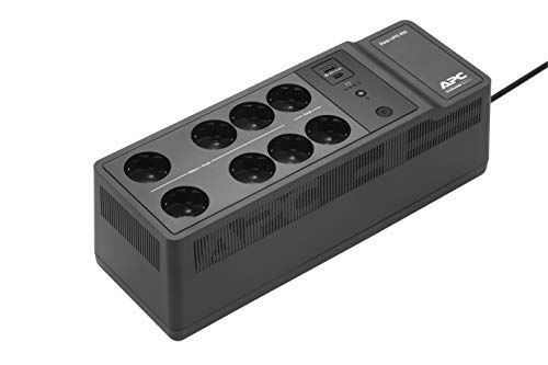 APC Back-UPS ES - BE850G2-SP - SAI de 850 VA (com 8 entradas schuko e com uma porta de carregamento USB A e C)