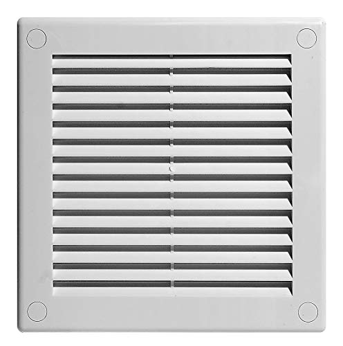 Awenta - Rejilla de ventilación (plástico abs, 150 x 150 mm) color blanco