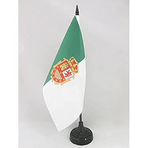 AZ FLAG Bandera de Mesa de FUERTEVENTURA 21x14cm - BANDERINA de DESPACHO Islas CANARIAS - Las Palmas 14 x 21 cm