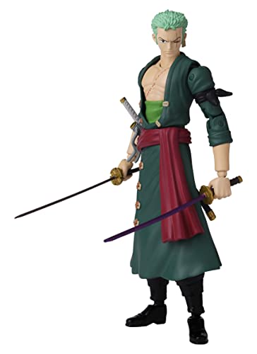 Bandai - Anime Heroes Figura de Accion Zoro One Piece 15cm, Multicolor (36932)