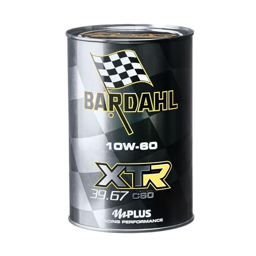 Bardahl - Lubricante XTR 39.67 C60 10W60 Racing, aceite 100% sintético y ultra viscoso, para motores de coche de carreras o de alta potencia, uso deportivo, para un rendimiento extraordinario, 6