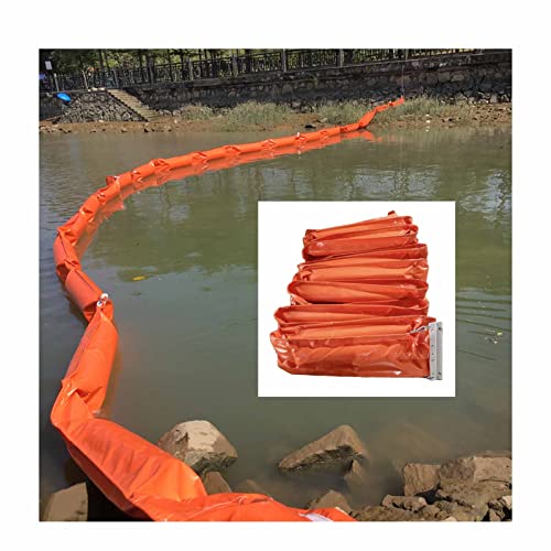 Barrera contra inundaciones, valla de aceite de PVC, pluma de contención de petróleo tipo flotador de PVC, valla de basura flotante sólida en la superficie del río, intercepción de caucho resistente