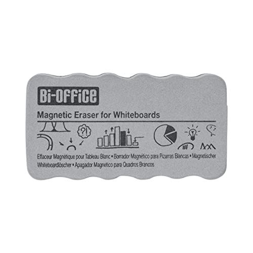 Bi-Office AA0105, Borrador magnético ligero, para pizarra blanca