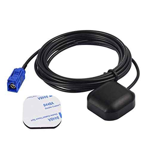 Bingfu Antena Navegación GPS Fakra C Activa Impermeable para Coche Estéreo Unidad Principal Módulo Sistema Navegación GPS Dispositivo de Seguimiento en Tiempo Real Locador Rastreador GPS Barcos