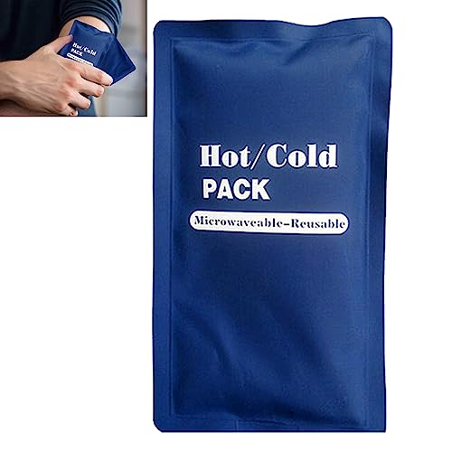 Bolsa de Gel Frio o Calor,Almohadillas Refrescantes Reutilizables,Gel Bolsa de Gel Frio o Calor para Lesiones,Paquete de Hielo de Gel Multiusos para Todas las Partes del Cuerpo