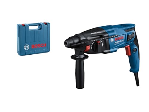 Bosch Professional GBH 2-21 - Martillo perforador (720 W, 2 J, Ø máx. hormigón 21 mm, SDS plus, en maletín)