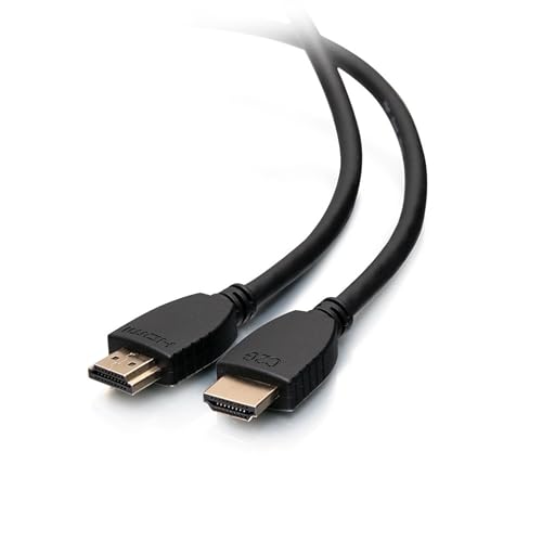 C2G Cable HDMI de Alta Velocidad con Ethernet de 0,5 m - 4K 60Hz HDMI 2.0 Chapado en Oro