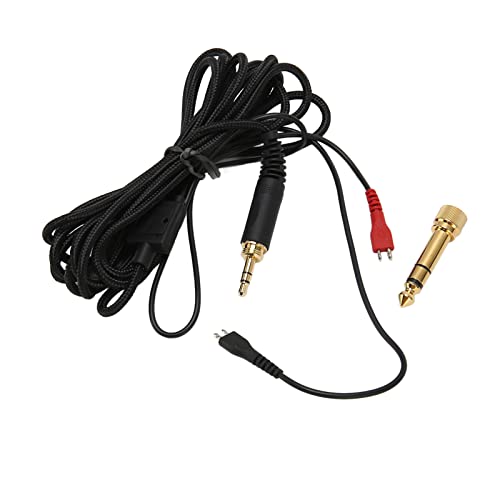 Cable de Repuesto para Auriculares HD25, Transmisión de Sonido HD, Alambre Tejido, Longitud de Cable de 3 M/9,8 Pies, Ligero y Portátil