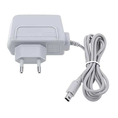 CABLEPELADO Cargador Compatible con Consolas 3DS/3DS XL/2DS/2DS XL/DSi/DSi XL/New 3DS | Fuente de Alimentación Adaptador Alimentador CA, USB | Color Blanco