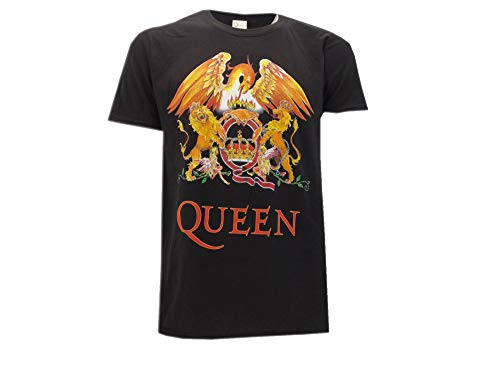 Camiseta negra Queen - Camiseta original, Negro , XXL