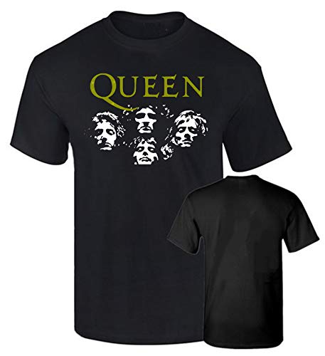 Camiseta Queen Grupo Rock Impresion Dorada España Algodon 190grs Unisex (XL)