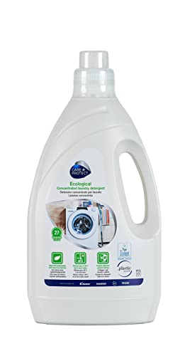 CARE + PROTECT Detergente Eco-amigable para Lavadora y Lavado a Mano, Concentrado, Producto Ecolabel y Biodegradable, Hipoalergénico, sin Colorantes ni Fosfatos, 1,5 l para 27 Lavados