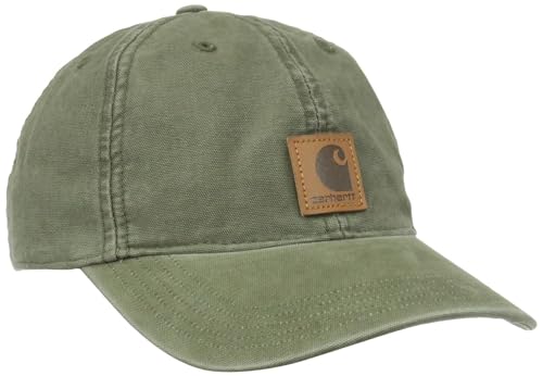 Carhartt Gorra en lona Unisex, Verde militar, OFA