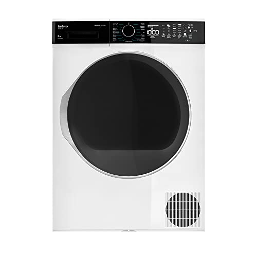 Cecotec Secadora con Bomba de Calor de Libre instalación 8 Kg Bolero DressCode Dry 8500. 15 Programas, Bajo Consumo, Planchado fácil, Secado Óptimo, Cuidado de la ropa, Color Blanco