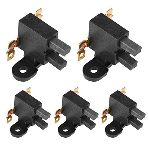 Cepillos de carbón accesorios, 5 piezas 2kw-3kw 168F accesorios de generador de gasolina kit de cepillo de carbón generador de gasolina de alta calidad