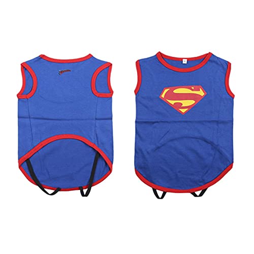 Cerdá - For Fan Pets | Camiseta para Perro de Superman - Licencia Oficial DC Comics®