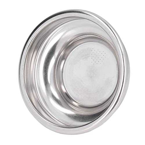 Cesta de Filtro de Portafiltro de 58 Mm, Filtro de Polvo de Café para Cafetera de Pared Simple de 1 Taza, Filtro de Café de Acero Inoxidable Poroso para Extracción, Accesorios para Máquinas de Café