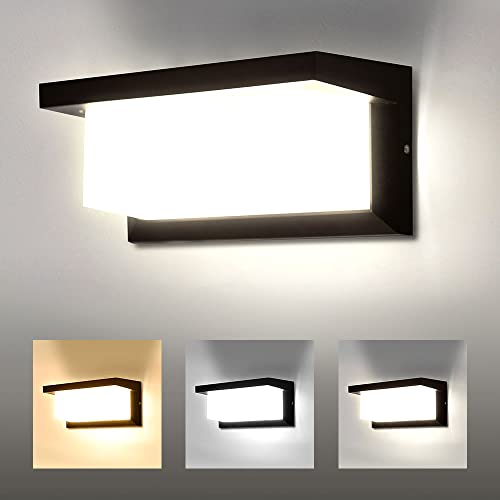 CHENBEN Aplique Pared Exterior, 18W Lámpara de Pared LED Impermeable IP65 Luz de Aluminio Iluminación 3000K 4000K 6000K para la decoración de paredes exteriores, jardines, patios, garajes CHENBEN Aplique Pared Exterior, 18W Lámpara de Pared LED Impermeable IP65 Luz de Aluminio Iluminación 3000K 4000K 6000K para la decoración de paredes exteriores, jardines, patios, garajes