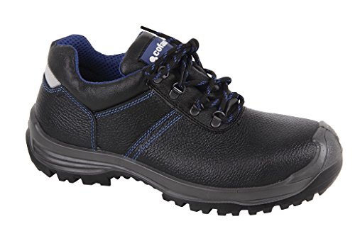 Cofan Zapato de Piel | Color Negro | Seguridad S3 | Modelo Mirto | Puntera de Carbono Light