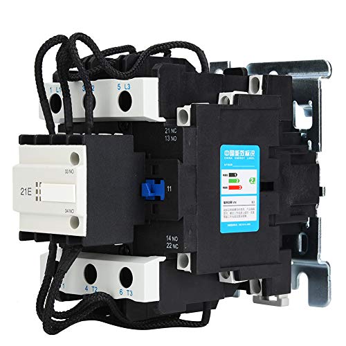 Contactor de condensador, 3P AC380V 80A Contactor de interruptor anti-sobretensión de contacto de aleación de plata, para la industria de equipos de compensación de energía reactiva de bajo