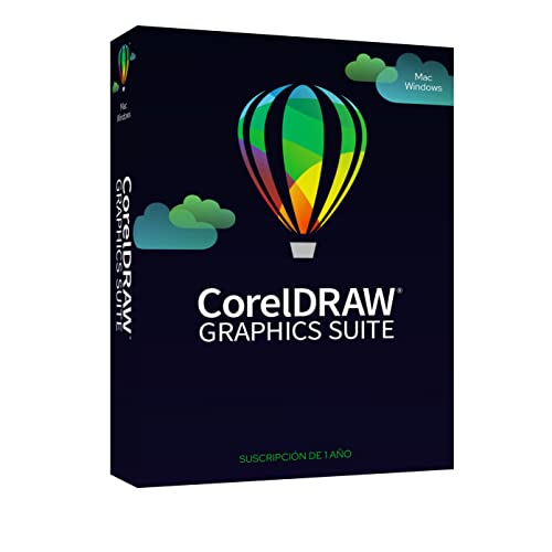 CorelDRAW Graphics Suite 2022 | Software de diseño gráfico profesional | 1 Dispositivo Windows | 1 Año | Código [Mensajería]