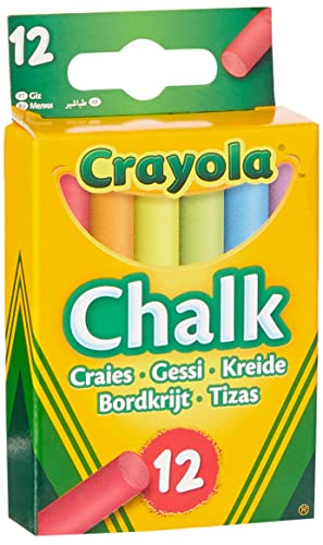 Crayola - 12 Tizas De Colores Antipolvo (0281) , color/modelo surtido