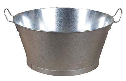 Cubos y Barreños Barreño Galvanizado de Zinc (6 litros)