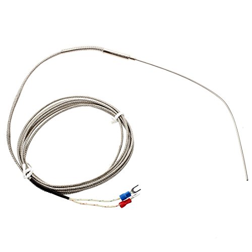 Daconovo - Sensor de temperatura de línea (2 m, sonda eléctrica geotérmica, tipo J, 205 x 1,5 mm)