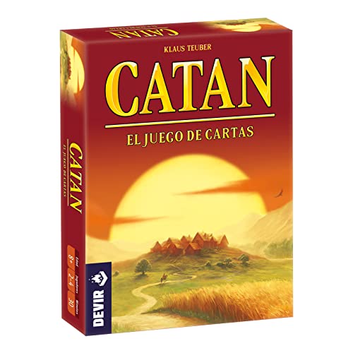 Devir - Catan el Juego de Cartas, Juego de Mesa con Amigos, para Fiestas, 8 años (BGCATMN)