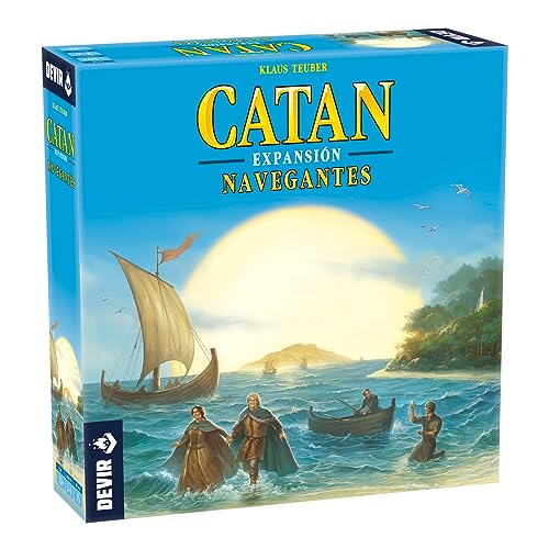 Devir - Catan: expansión Navegantes, Juego de Mesa Familiar, con Amigos, 10 años (BGNAVEGANTES)