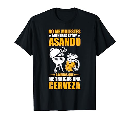 Dicho BBQ Maestro Parrilla Papá Barbacoa Y Cerveza Camiseta