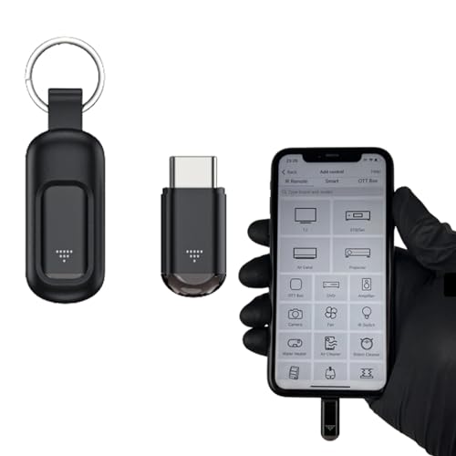 Dispositivo de piratería Cyberplex, Dispositivo Iflipper Zero, Control Remoto por Infrarrojos para Mini teléfono Inteligente, Controlador infrarrojo Cyberplex (for Type-c,Black)