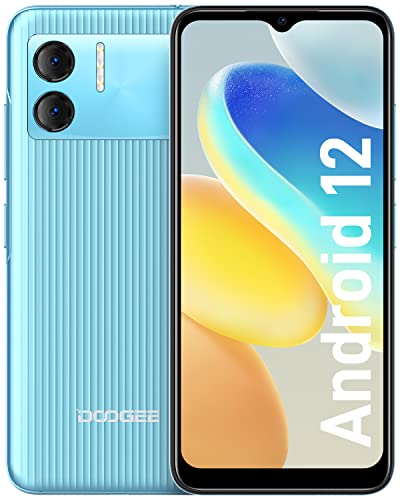 DOOGEE Teléfono Móvil Libre Android 12 X98 Pro, Smartphone con 7GB + 128 GB, 6.52" HD Sony Cámara 12+2MP+8MP Front, Helio G25 / Octa Core, Batería 4200 mAh Carga Rápida 10W OTG