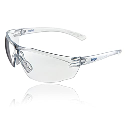 Dräger X-pect 8320 Gafas de Seguridad | Lentes antivaho de protección contra Rayos UV | Ultraligeras para un Uso intensivo en Industrias, Deporte, Laboratorios | 1 gafa
