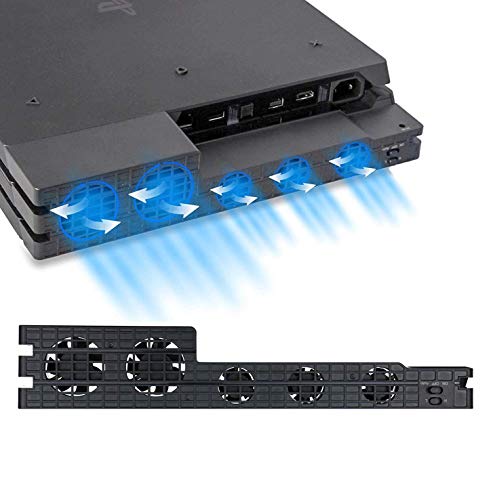 EEEKit PS4 Pro Turbo Cooling Ventilador - Refrigerador USB Externo con Sensor de Temperatura automático Radiador controlado por Escape de Calor para la Consola Sony Playstation 4 Pro