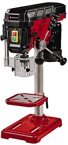 Einhell Taladradora de columna TC-BD 500 (500 W, hasta 2410 rpm, 9 niveles, profundidad máx. 50 mm, tope de profundidad ajustable, mesa de taladrado basculante/giratoria y regulable en altura)