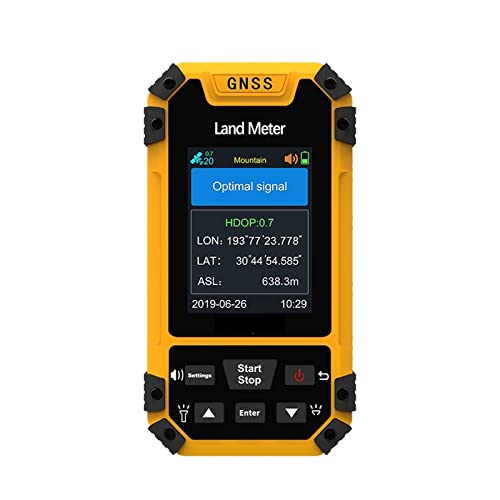 Equipo topográfico GPS de Mano Medidor De Tierra GPS con Pantalla A Color S4, Máquina Topográfica, Receptor GNSS Profesional, Medición De Área para Bosque Tierras de Cultivo Montaña Minería Lago (Col